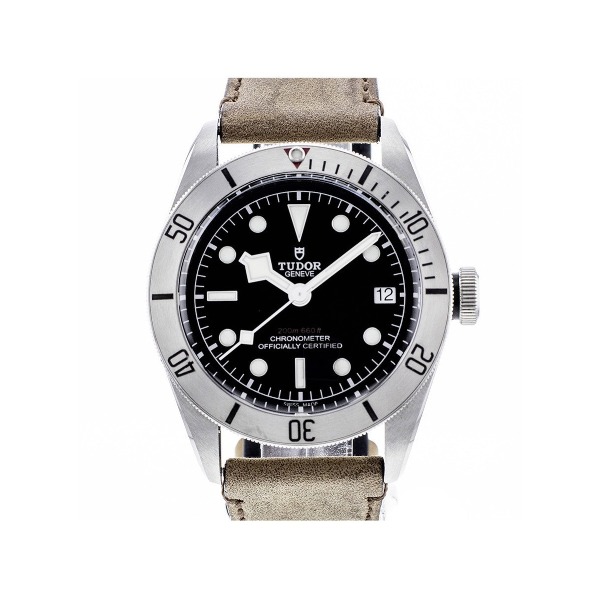 Montre d'occasion Tudor Black Bay homme automatique acier
