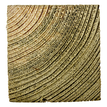 Tuinpaal vierkant vuren hout geïmpregneerd 5 x 5 x 150 cm