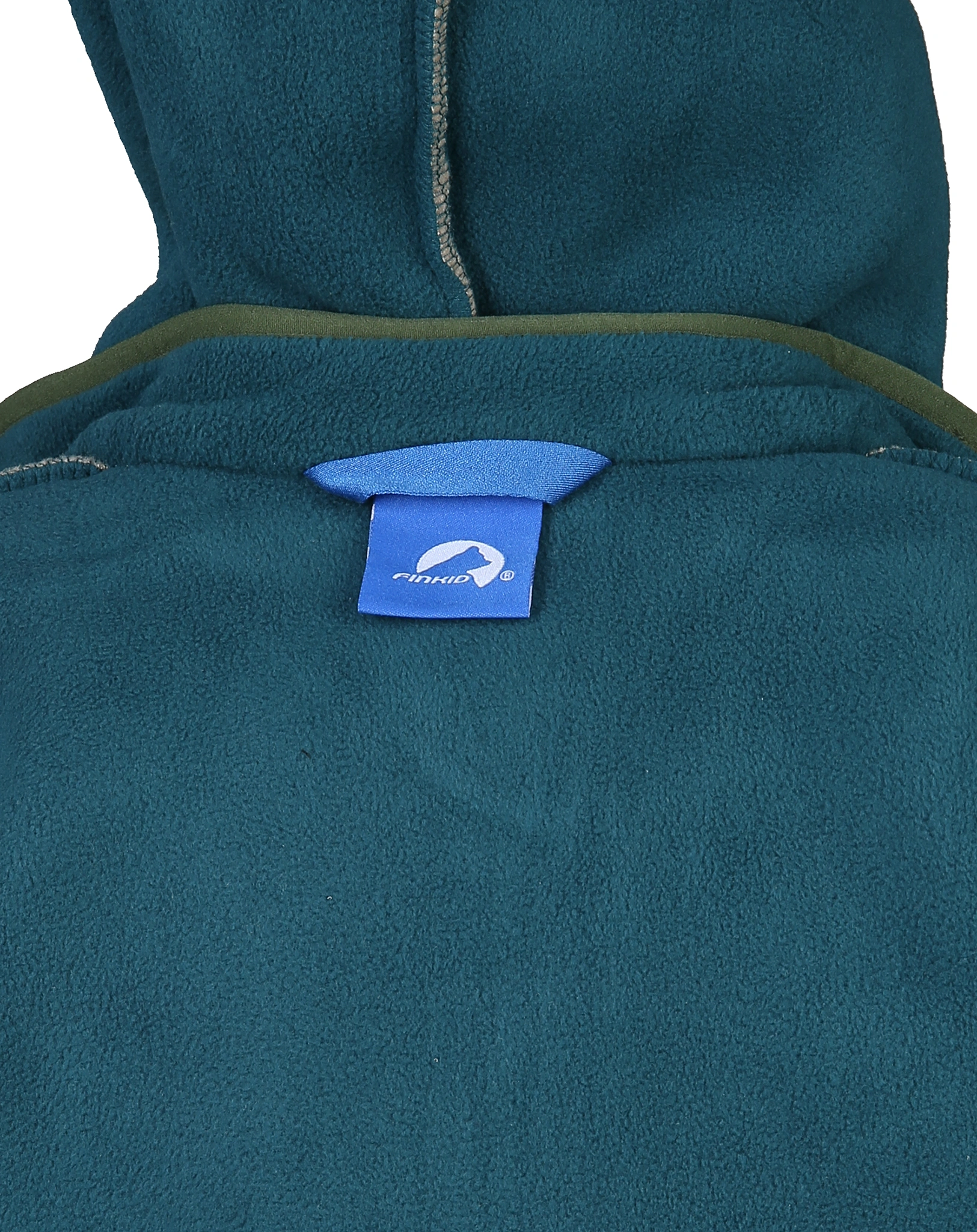 Teddy-Fleecejacke TONTTU NALLE in pebble/bronze green