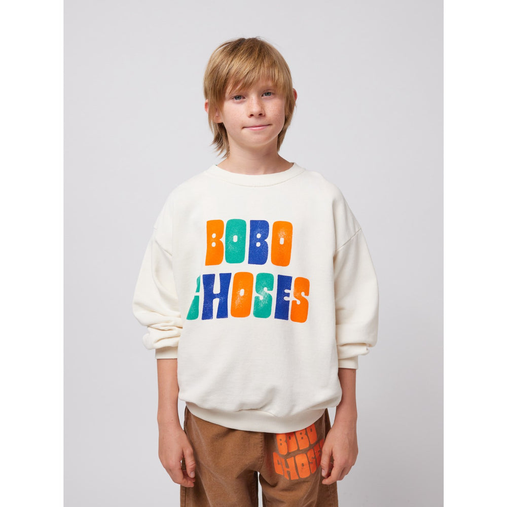 Køb Bobo Choses Offwhite Multicolor Sweatshirt
