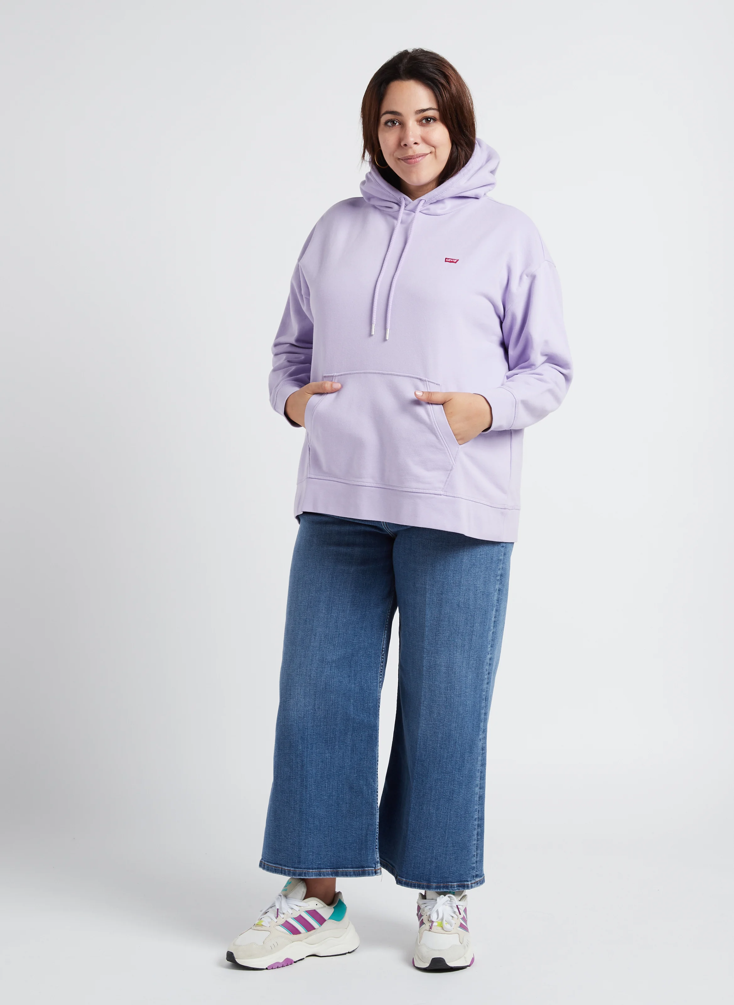 PL NON GRPHC STRD HOODIE - Sweat à capuche en coton | Violet