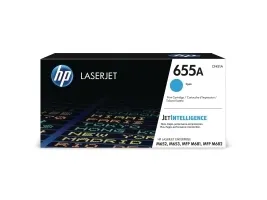 Lasertoner HP 655A CF451A, 10.500 sider, cyan