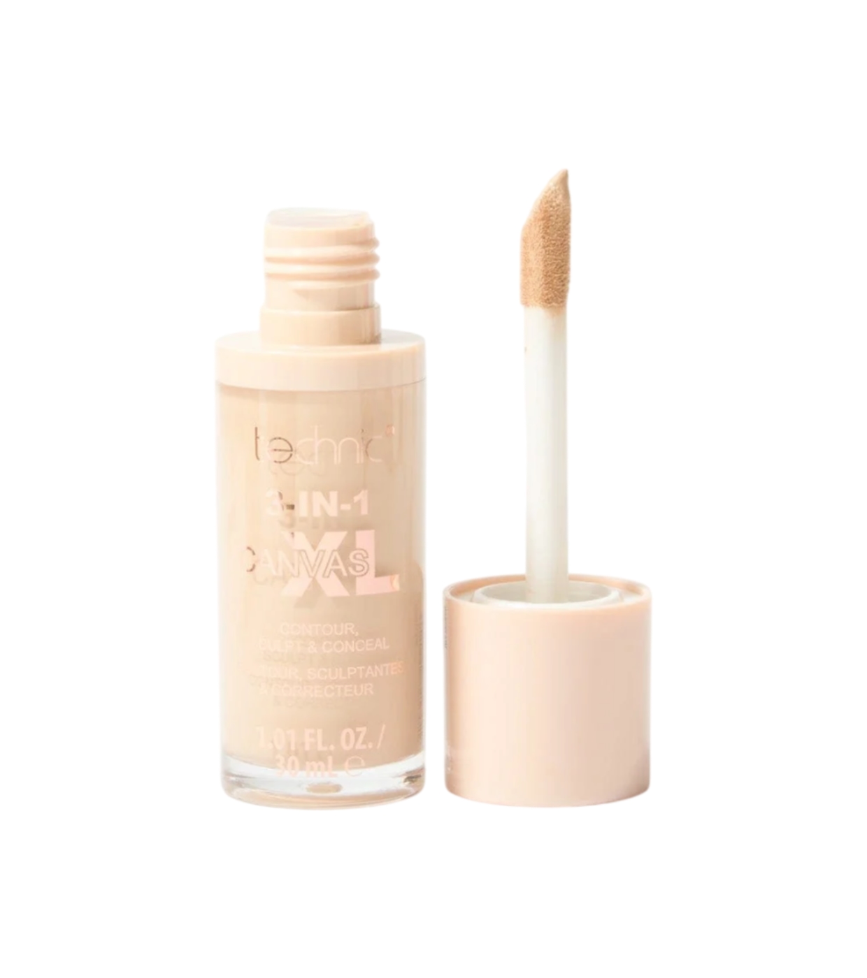 Technic Cosmetics - Corretivo líquido 3-IN-1 Canvas XL - Porcelain
