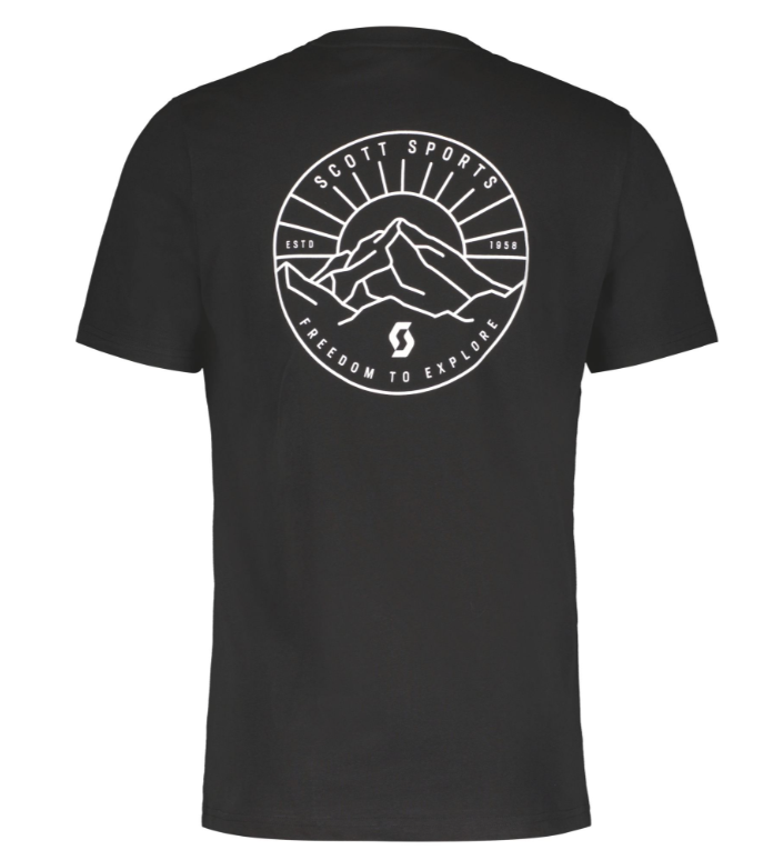 SCOTT Graphic T-shirt, Sort