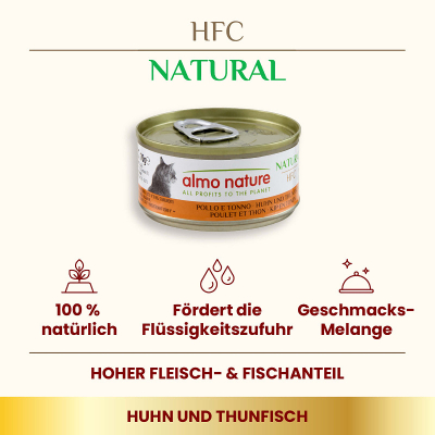 Almo Nature HFC Natural Huhn & Thunfisch 70g