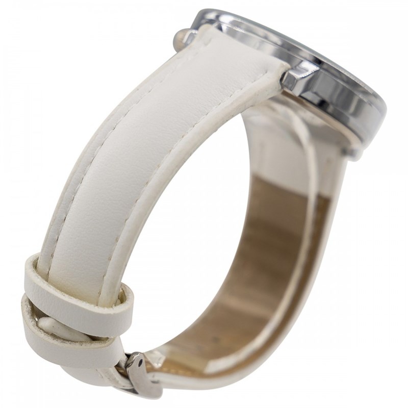 Montre Femme CHTIME bracelet Cuir Blanc