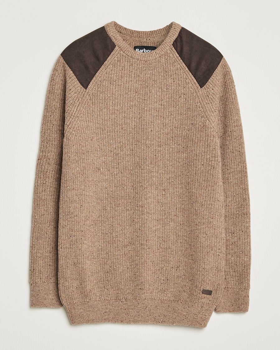 Barbour Lifestyle Raisethorpe Knitted Crewneck Stone