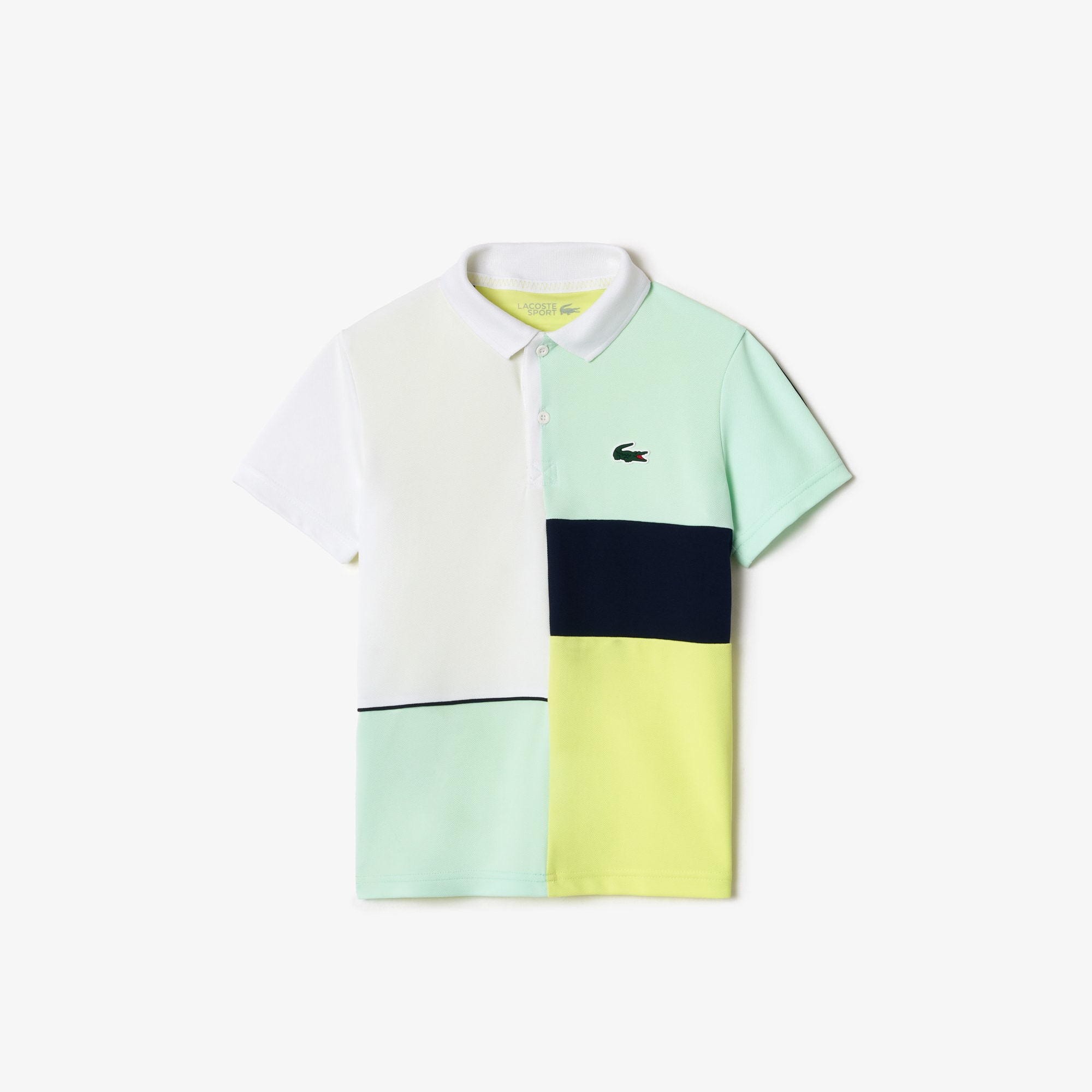 Polo Tennis en maille piquée recyclée Polos - Blanc - Lacoste - Garçon