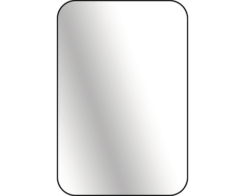 Cordia TENDER LINE BACKLIGHT LED spiegel met frame, 80 x 100 cm, matzwart, IP44