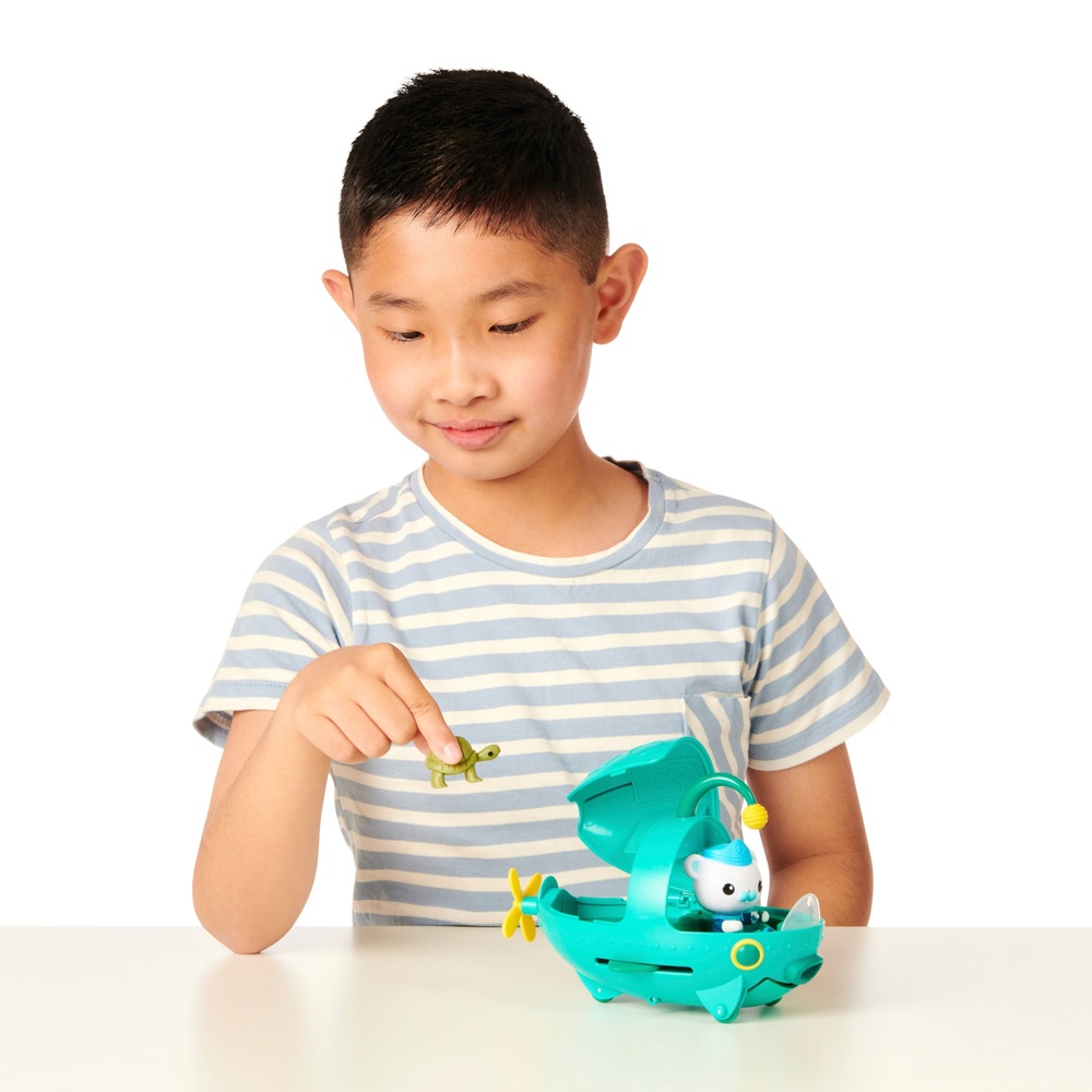 Octonauts Serie 1 Figur & Fahrzeug – Barnacles & Gup A
