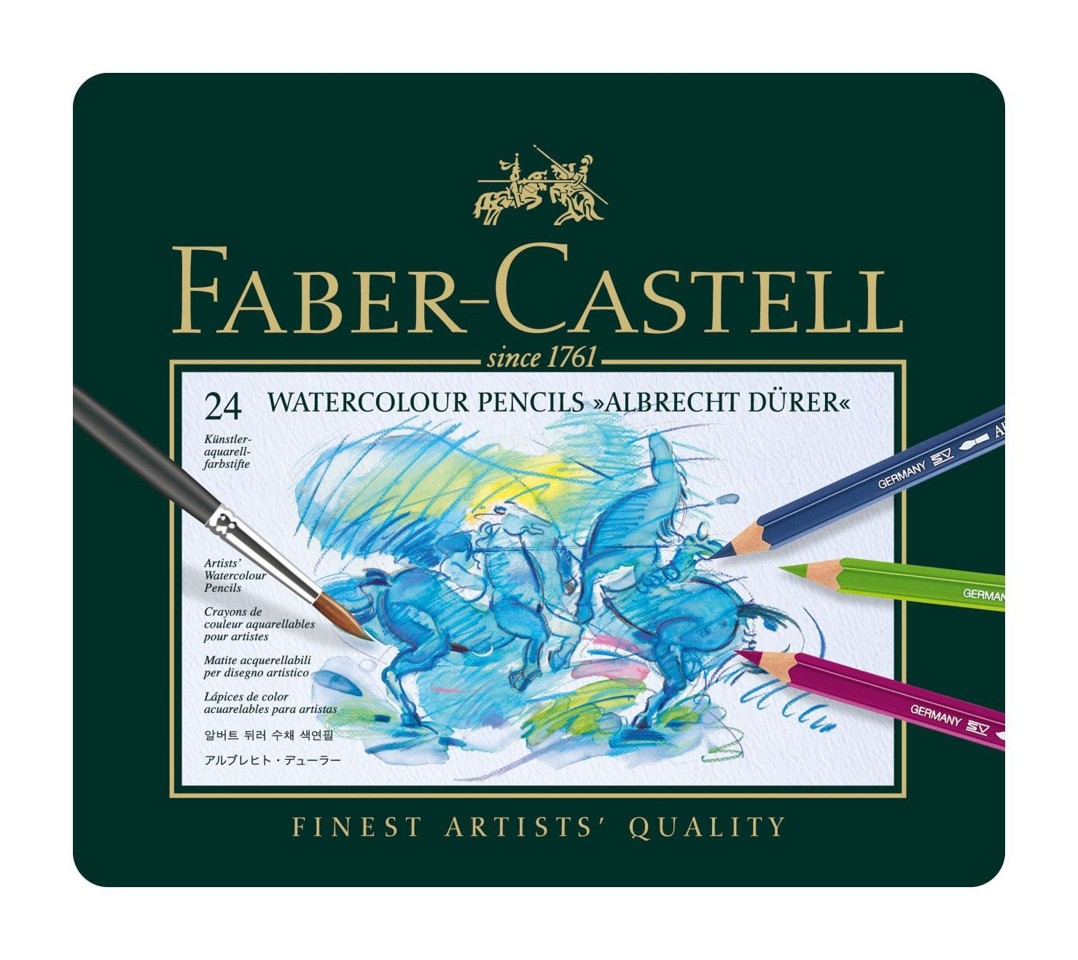 Faber-Castell - Akvarel Farveblyanter Albrecht Dürer, 24stk (117524)