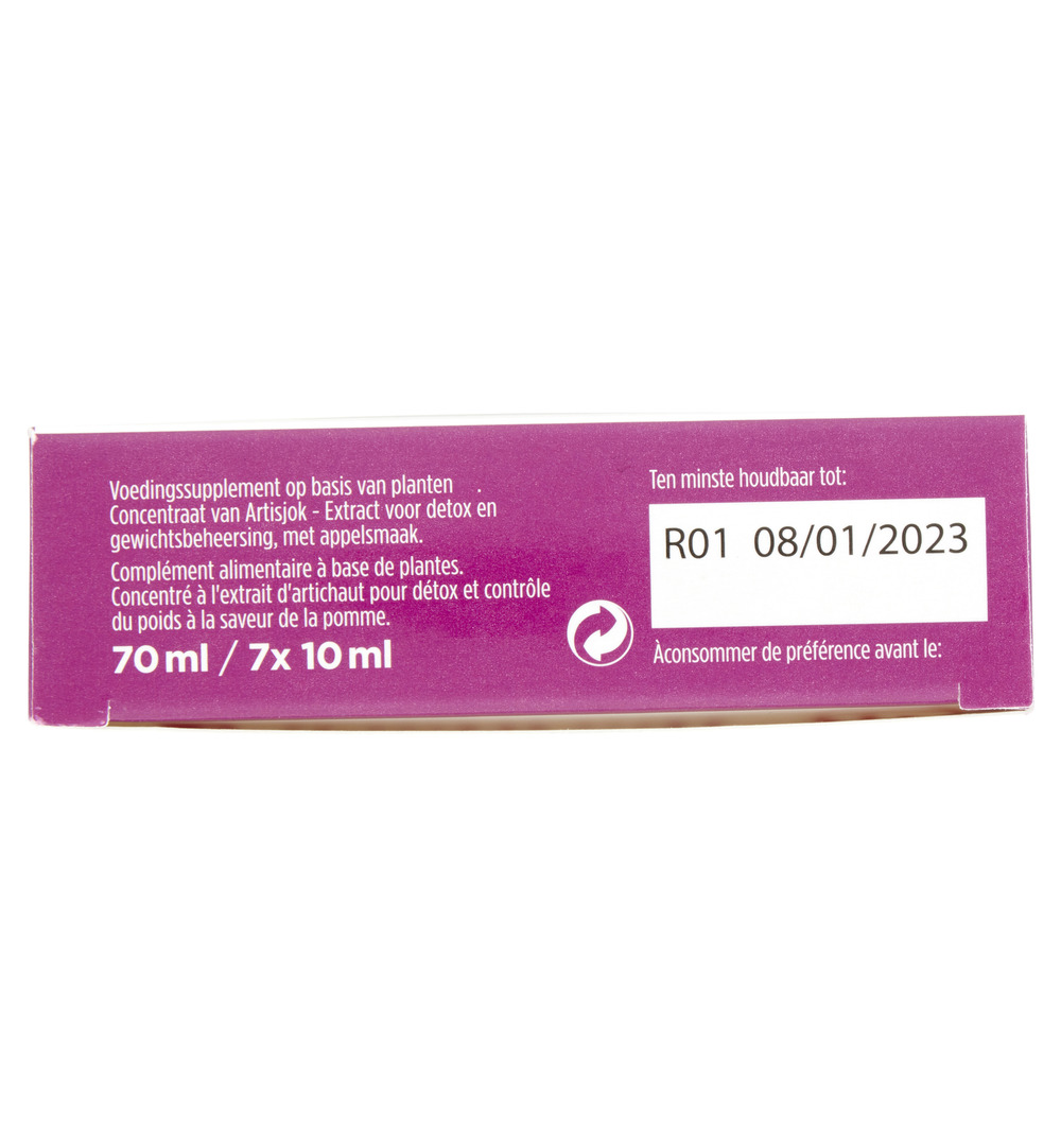 Gerlinéa Detox Shot Artisjok met appelsmaak (7 x 10 ml)