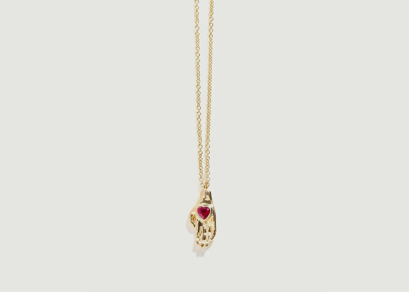 Collier en or Heart in Hand Pamela Love
