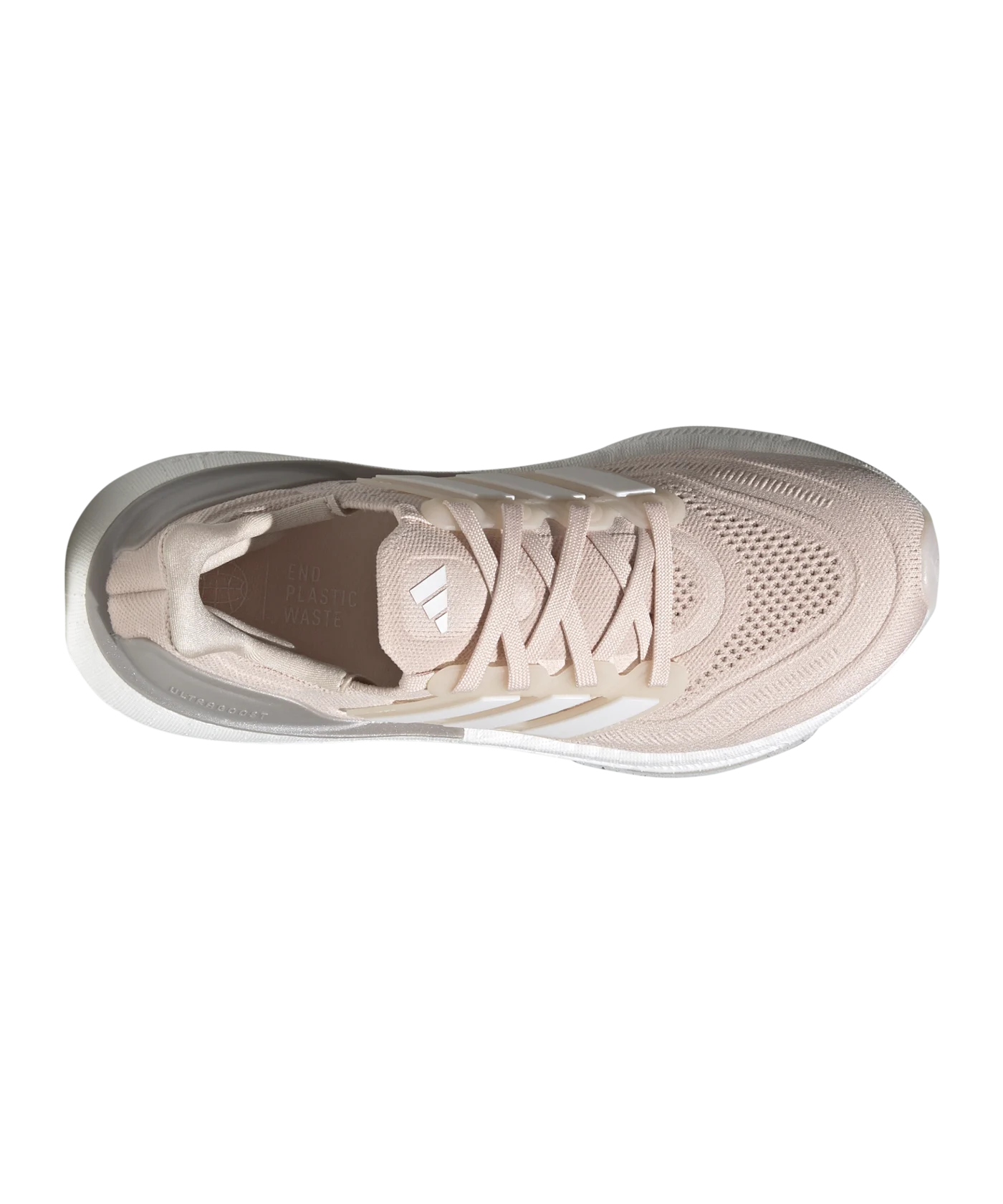 adidas Ultraboost Light Damen Beige Weiss Laufschuh