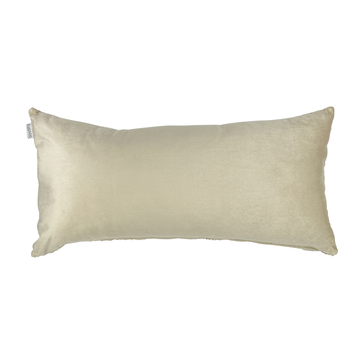 Sierkussen Bouclé beige 40x80 cm