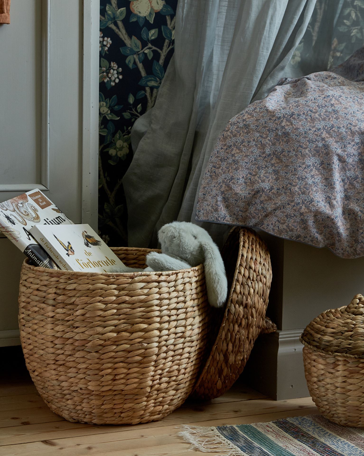 Basket big natur - 38x38x44 cm
