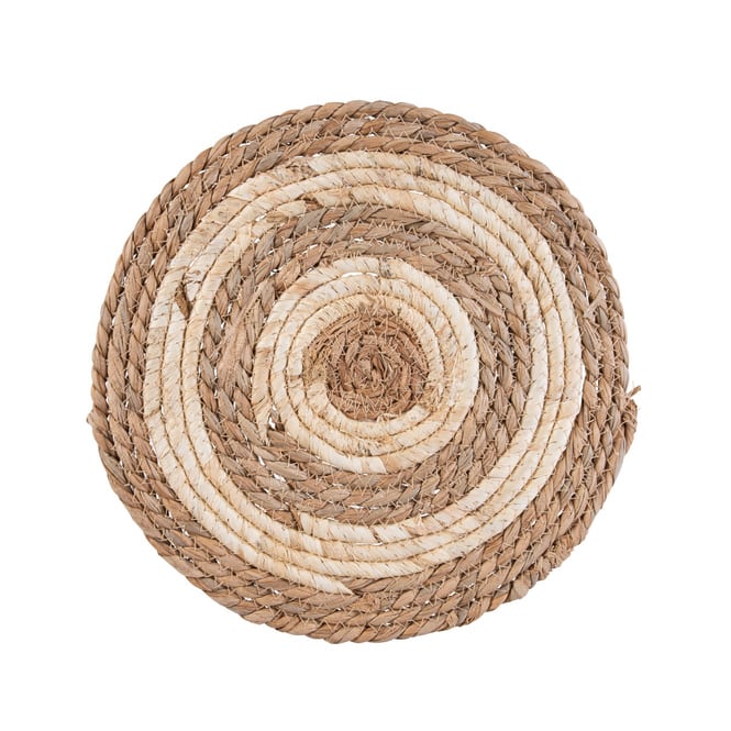 Naturdeckchen - braun/beige - aus Holz - ca. 30 cm