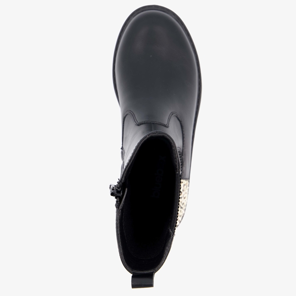 Blue Box meisjes chelsea boots met dierenprint