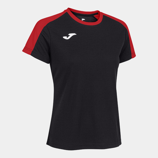Camiseta Manga Corta Joma Eco Championship Negro Rojo