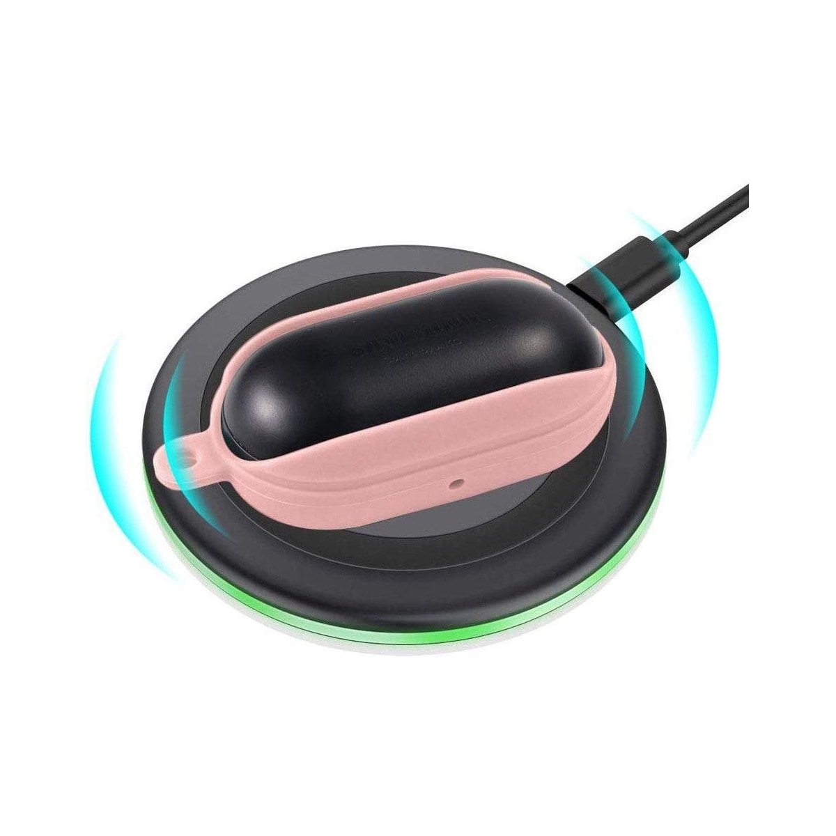 Beskyttelsesveske for Samsung Galaxy Buds (2019), Rosa