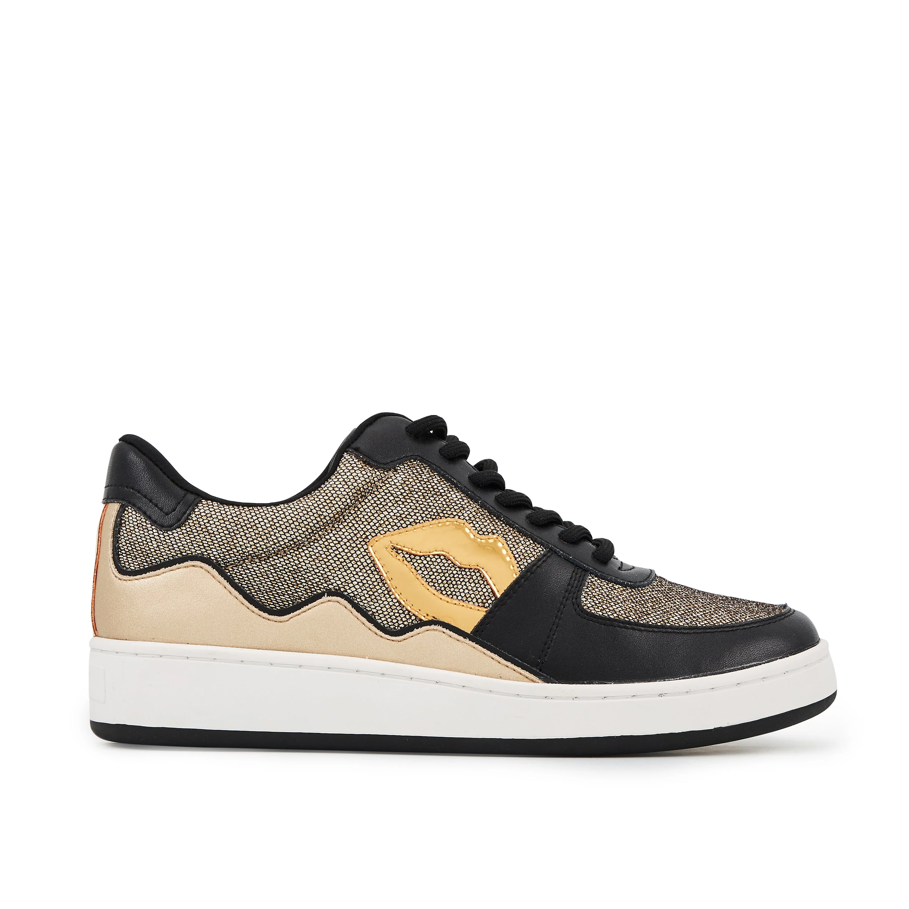LOULOU PARTY - Sneakers en cuir | Doré