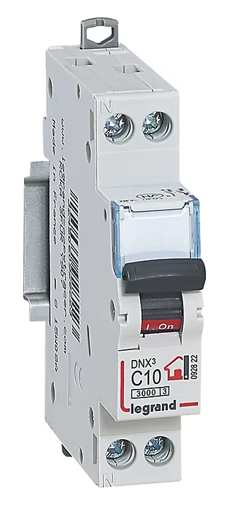 Disjoncteur Phase + neutre 10A Legrand