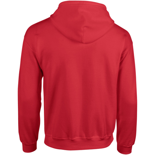 Moletom com zíper Gildan masculino, ideal para esportes e academia.