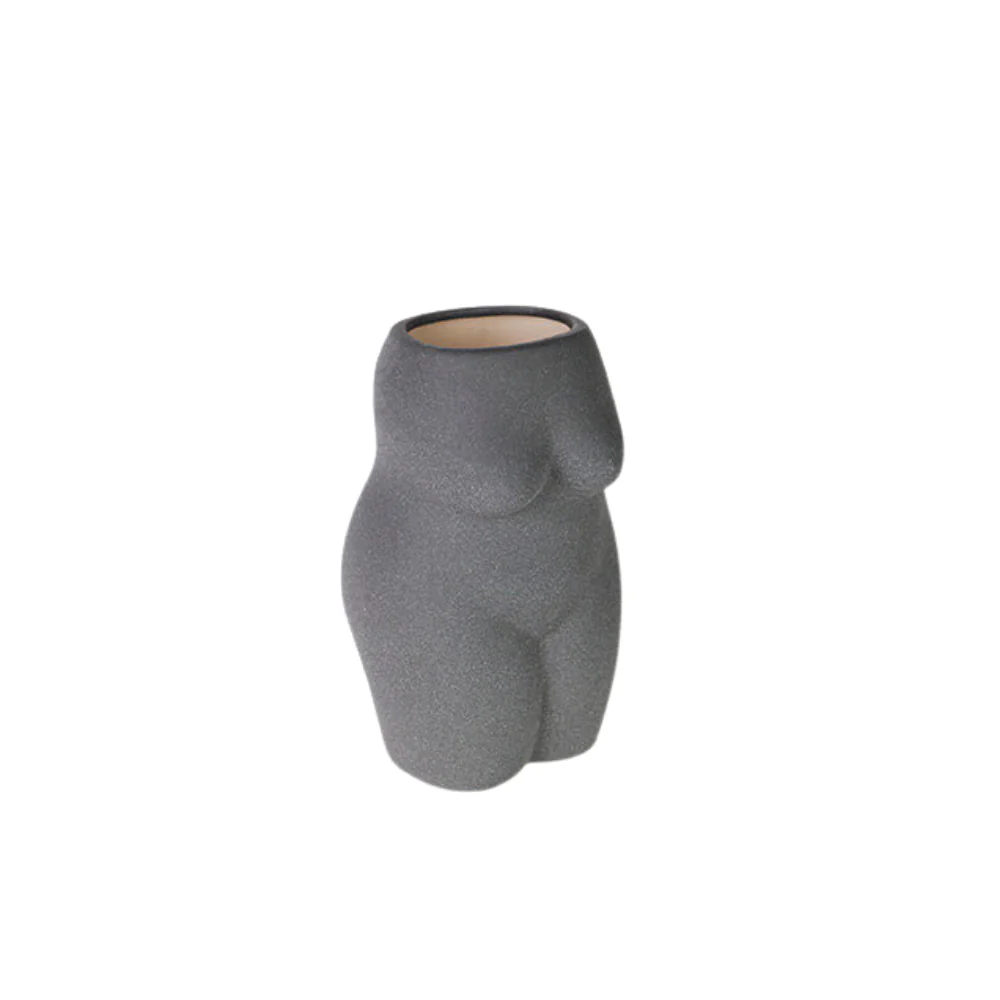 Doiy  Body vase, sort - H26 cm.