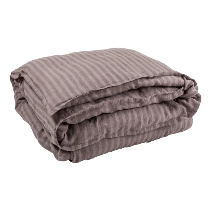 Le Monde Sauvage Housse de couette Sandhills en lin | Violet