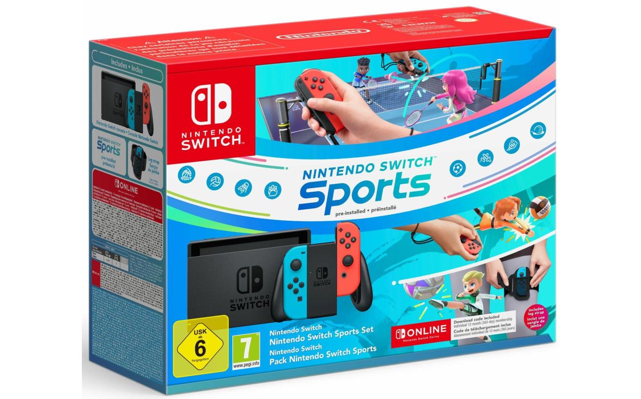 Nintendo Switch Console Switch Sports Rood/Blauw
