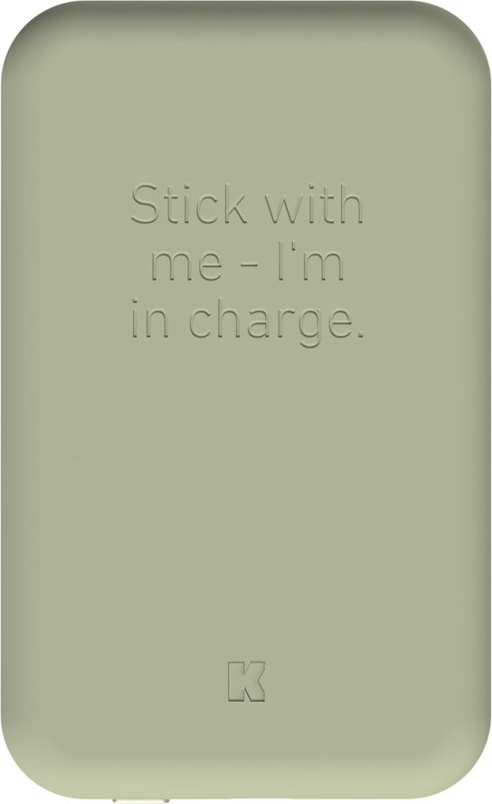 Kreafunk toCHARGE QI - Dusty Olive Grøn