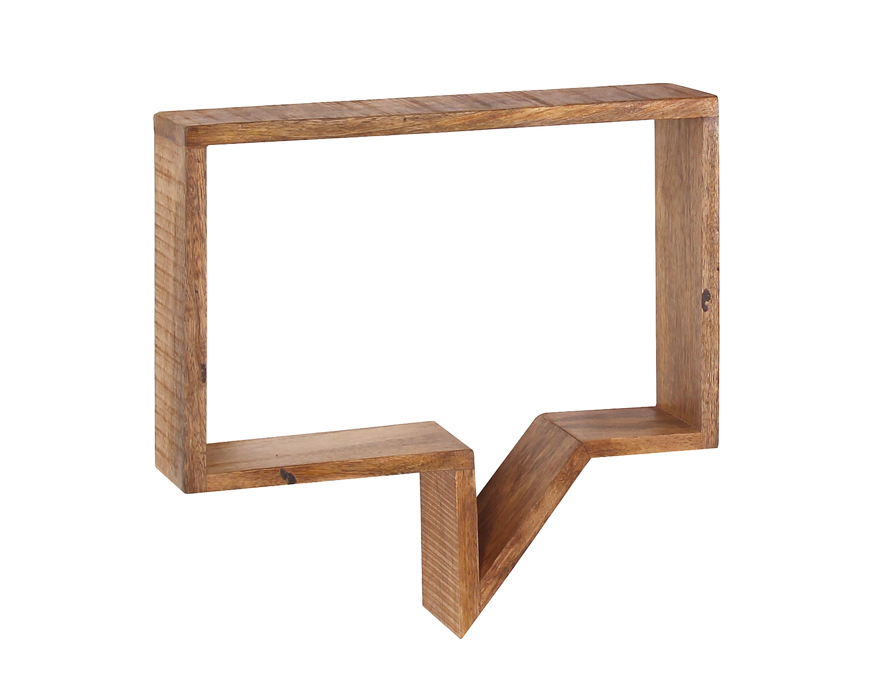 Wandregal 2er-Set Massivholz Bücherregal Holz Regal