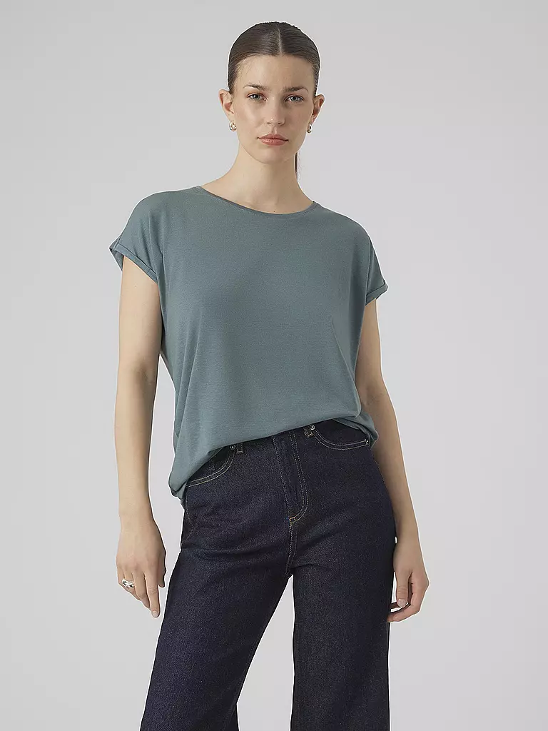 VERO MODA T-Shirt VMAVA petrol
