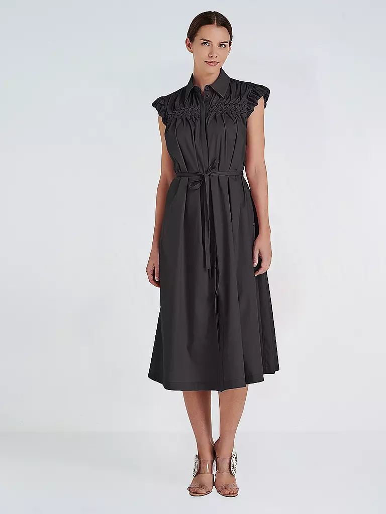 ARMARGENTUM Midikleid schwarz