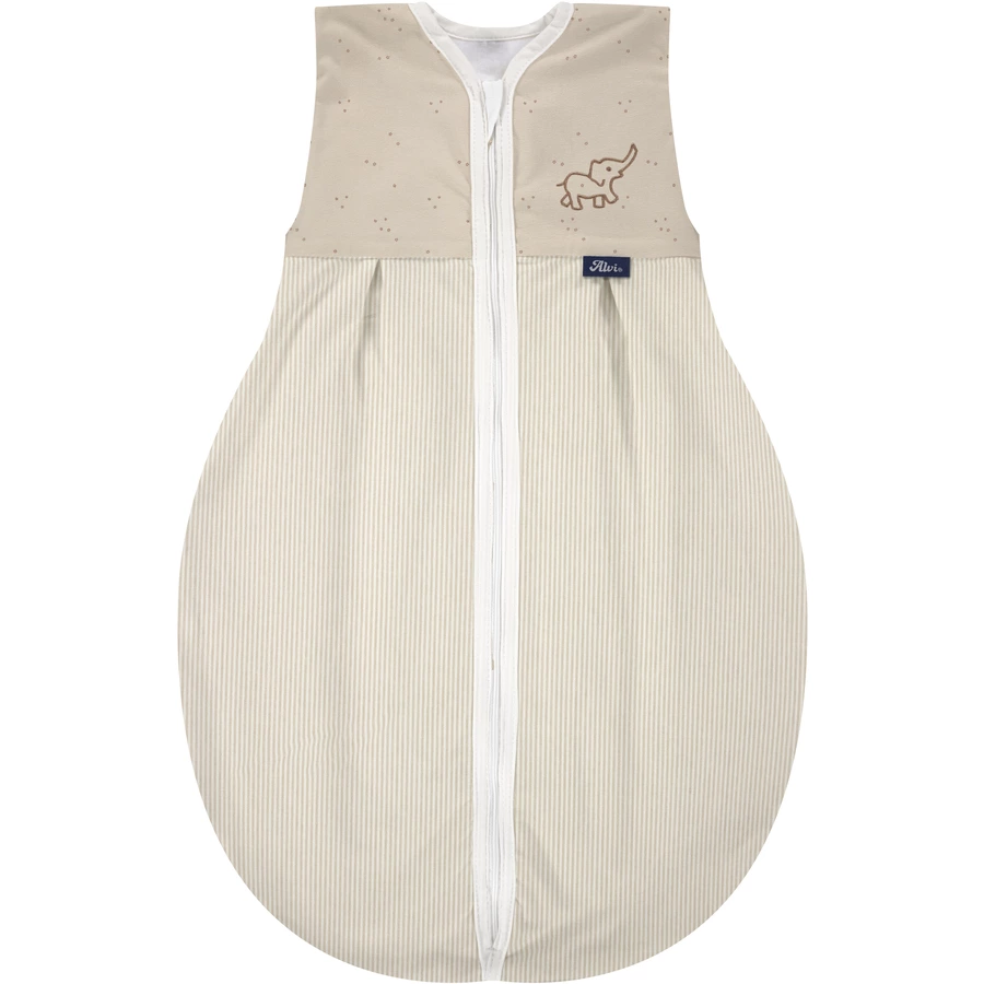 Alvi® Kugelschlafsack Molton Olifant