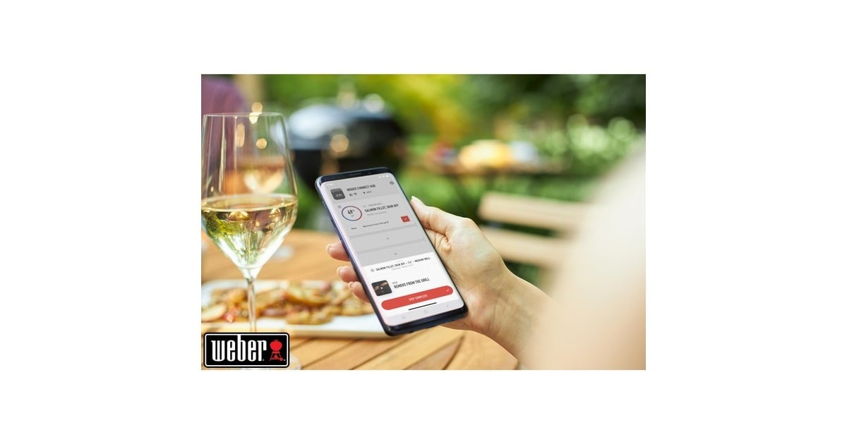 WeberConnect Smart Grilling Hub thermometer  (Zwart, WLAN en Bluetooth)