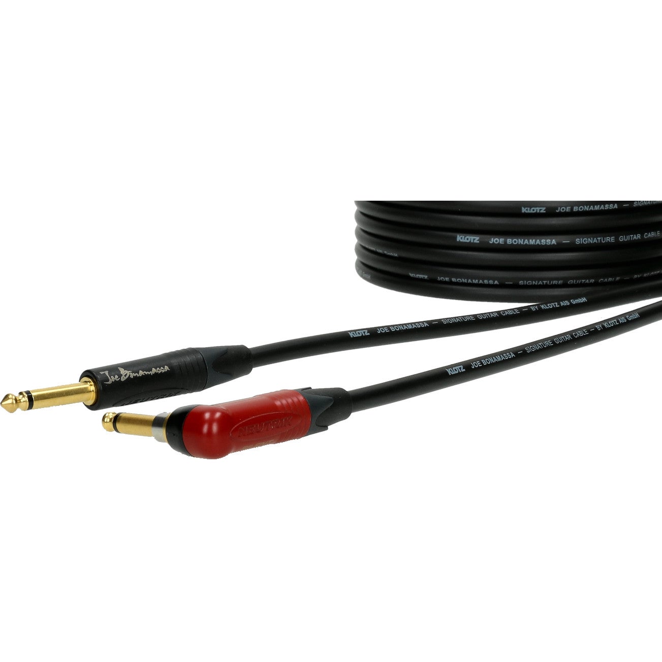 Klotz JBNRSP030 Joe Bonamassa gitaarkabel met SilentPlug 3 meter recht - haaks