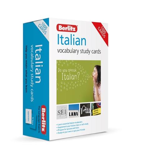 Berlitz Italian Study Cards (Language Flash Cards) - Berlitz Vocabulary Study Cards