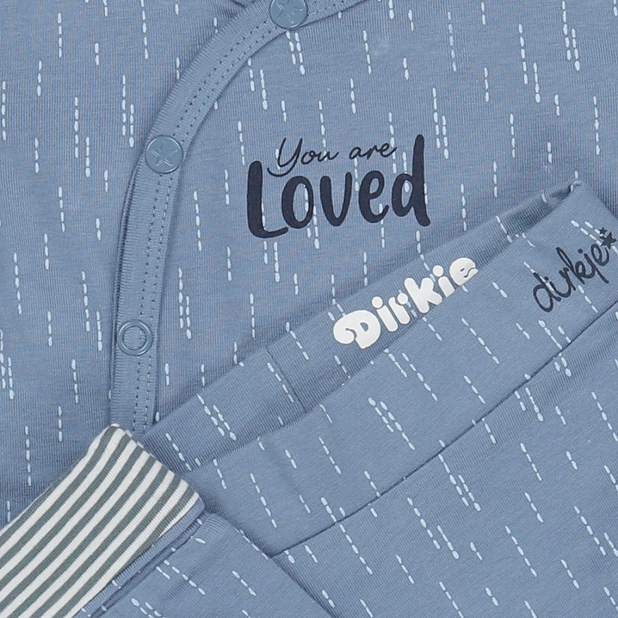 Dirkje Schlafzug 2-teilig blue