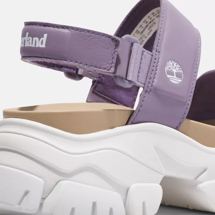 Sandales à double bride Adley Way pour femme en violet