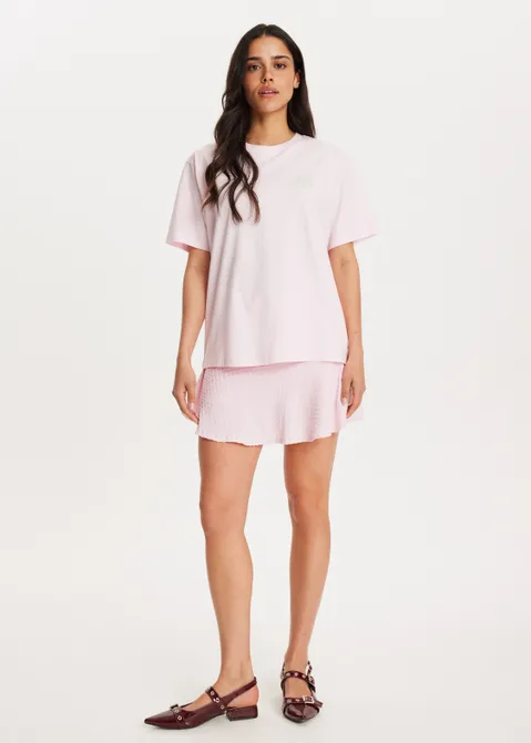 T-shirt met print island life roze (ROS.L)