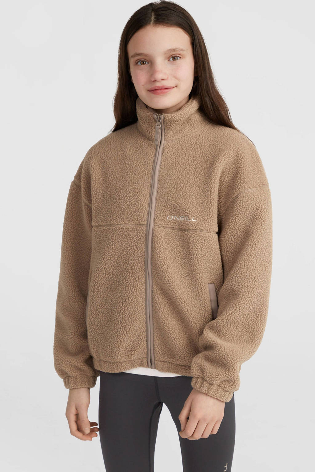 O'Neill fleece vest lichtbruin