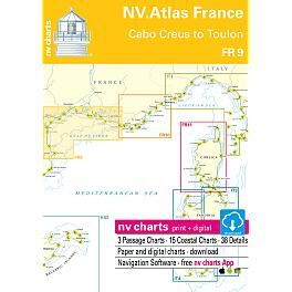 NV CHARTS - FR9 CABO CREUS TO TOULON
