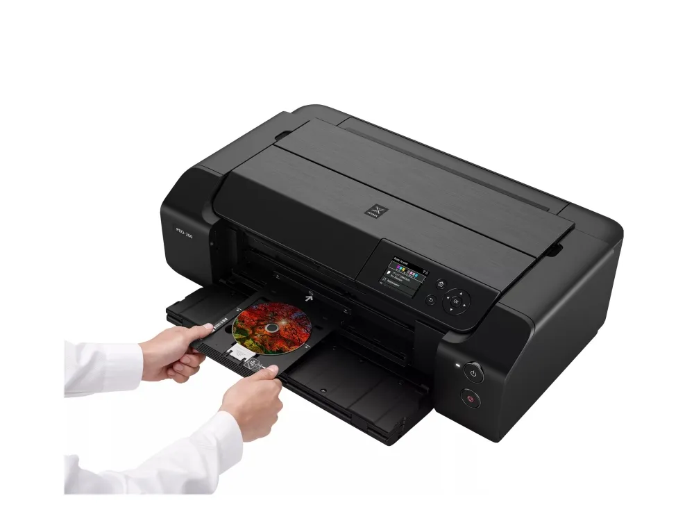 Canon PIXMA PRO-200 - Printer - farve - blækprinter - A3 Plus op til 1.5 min./side (farve) - kapacitet: 100 ark - LAN, Wi-Fi(n), USB 2.0