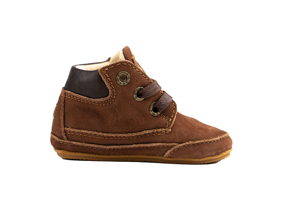 Shoesme Babyproof Hoge Veter Cognac