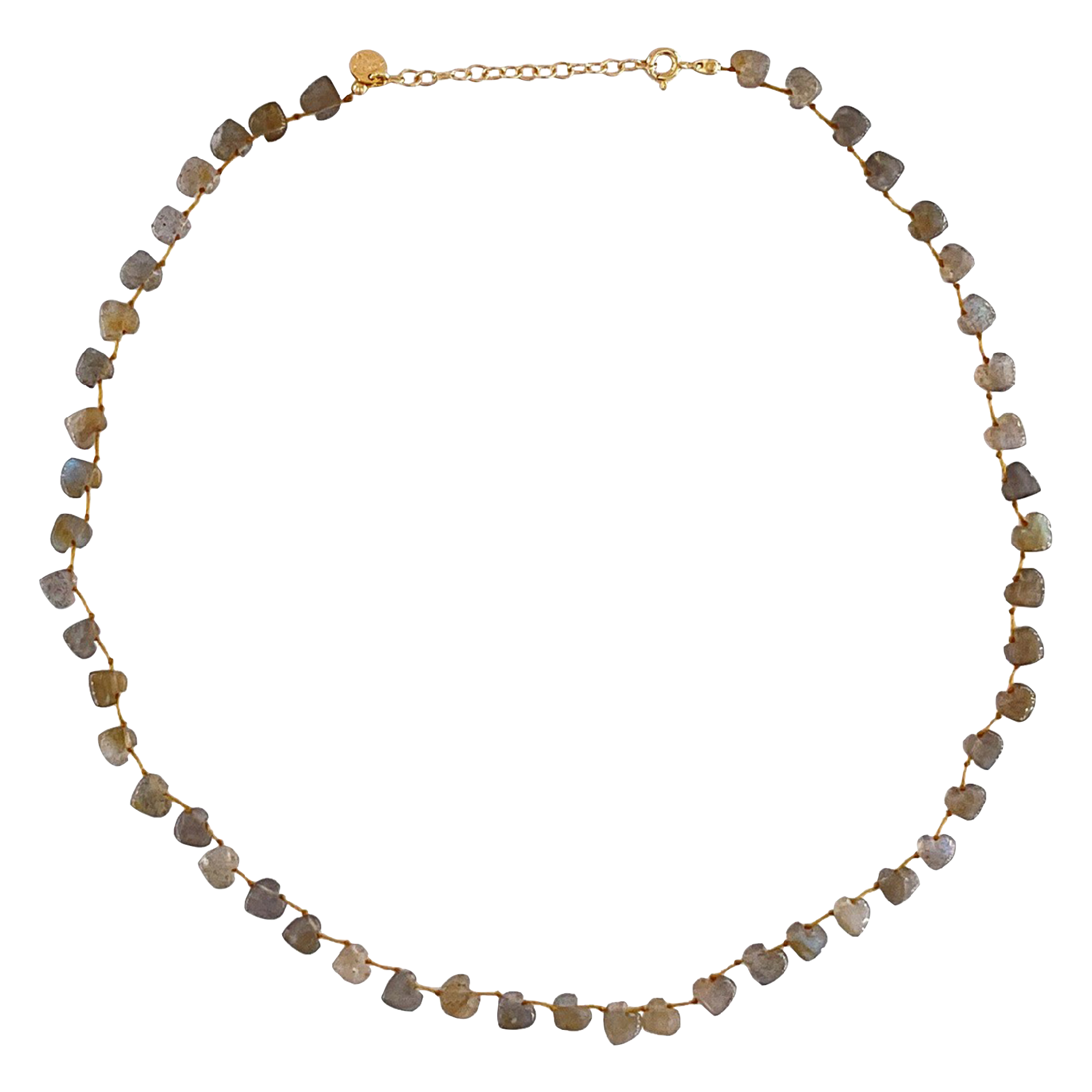 Collier en pierres naturelles| Gris