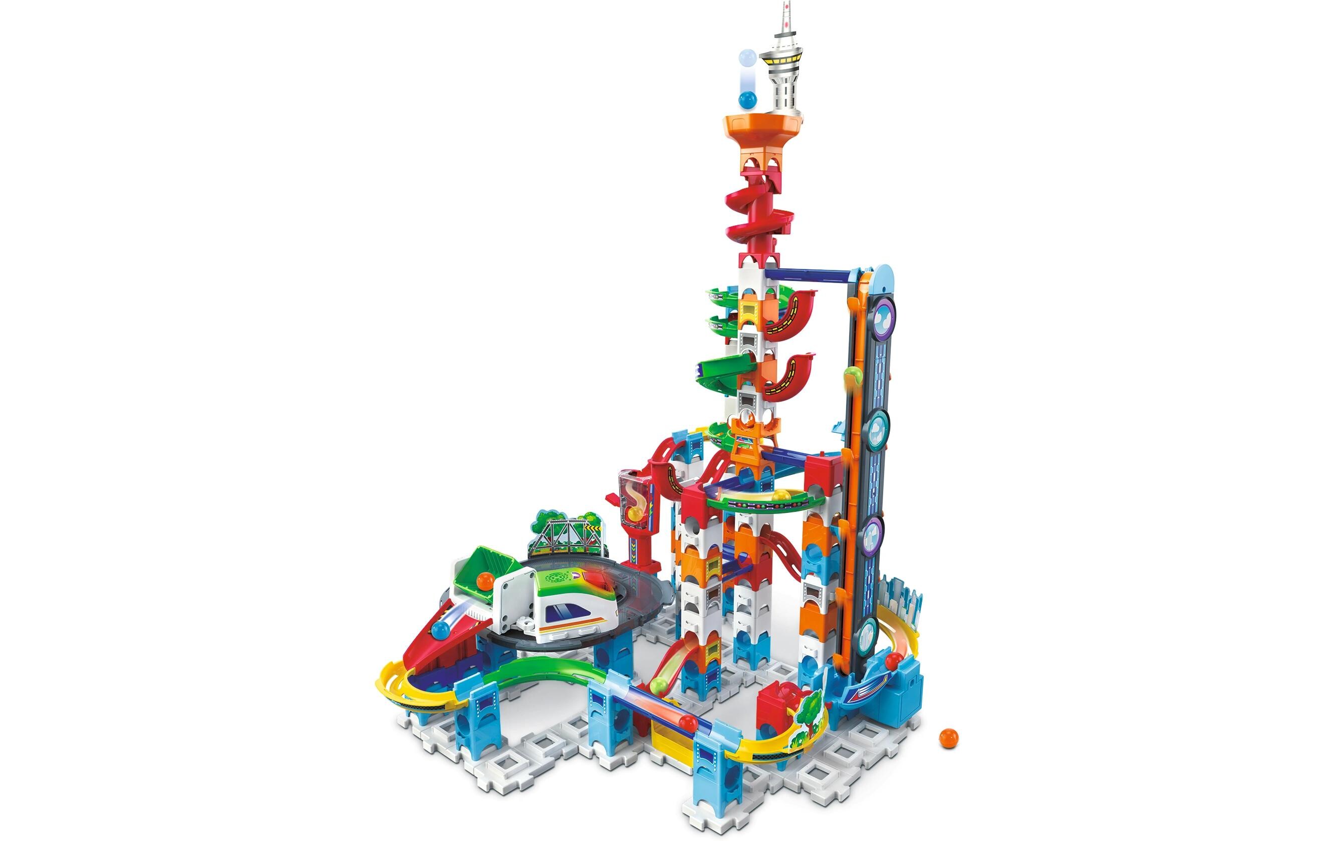 Kugelbahn Marble Rush Super Sky Tower Set XL300E -FR-Interaktive Murmelbahn