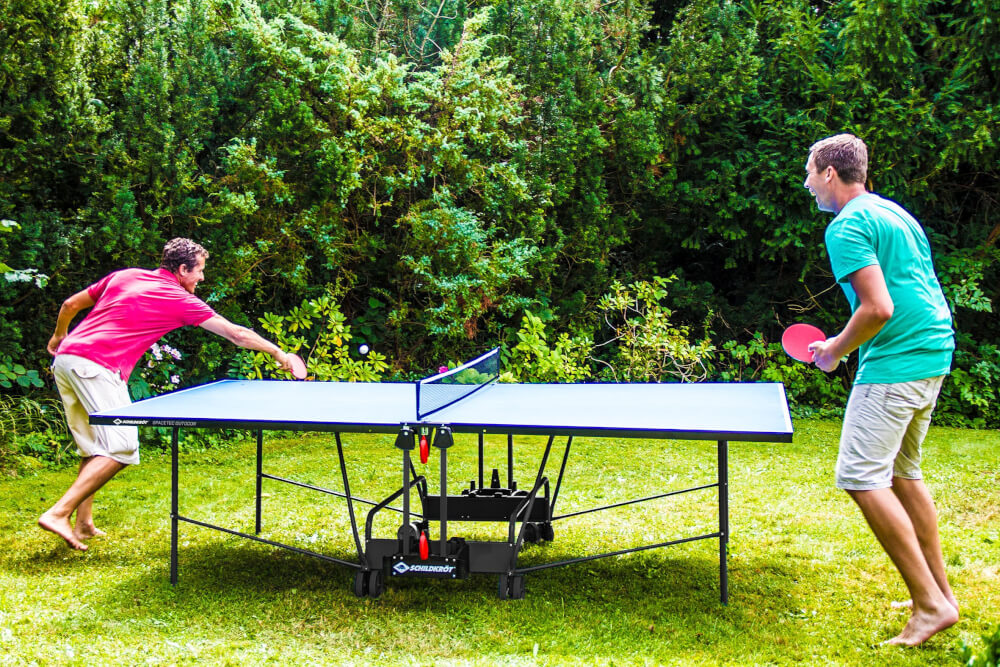 Schildkröt - TT-Tisch SPACE-TEC Outdoor blue, Kompakttisch, wetterfest