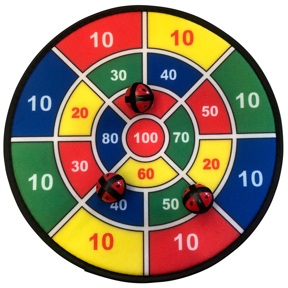 Sicherheits-Dartscheiben-Set mit Klettverschluss