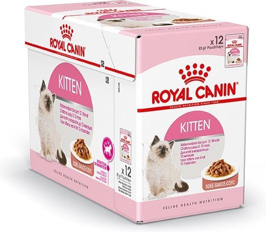Royal Canin kattenvoer in saus kitten 85 g 12 stuks